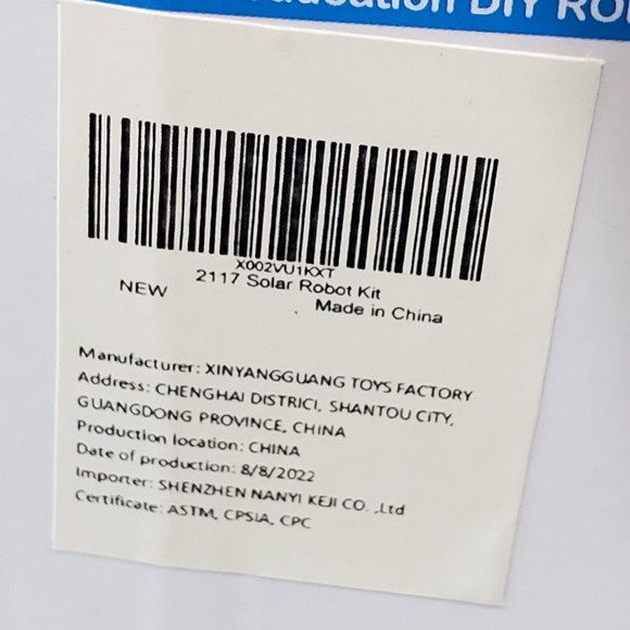 STEM 6 in 1 Solar Rechargeable Space Fleet Robots Learning Kit DIY Science NEW - Picture 7 of 8